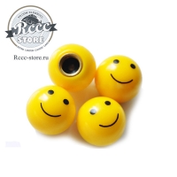Колпачки на ниппеля смайлы