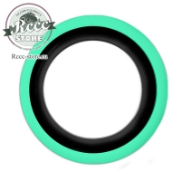 Флиппера черно-зеленые