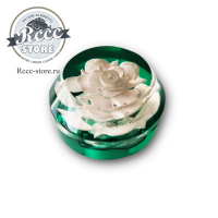 Ручка розочка кпп короткая(бел/зел)