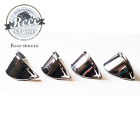 Козырьки на фары 5" никелированные