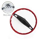 Оплетка руля из кожи с кнопками на Жигули