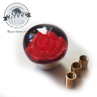 Ручка розочка кпп короткая + втулки